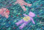 Children of flowers -Night- by Eguchi Ayane contemporary artwork Painting