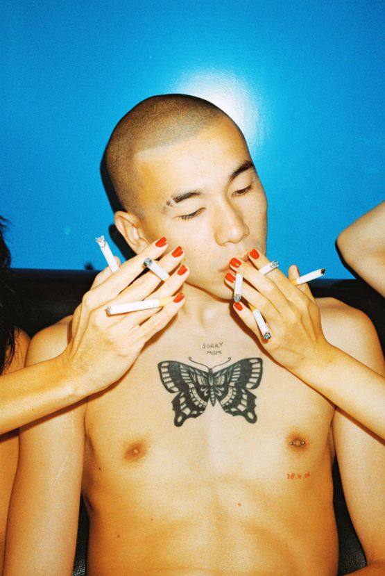 Grand Amour - Olzhas Cigarettes by Lin Zhipeng contemporary artwork Print