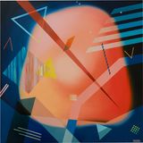 The stars nearby have seen the Simpsons by Annamieke Engelbrecht contemporary artwork painting
