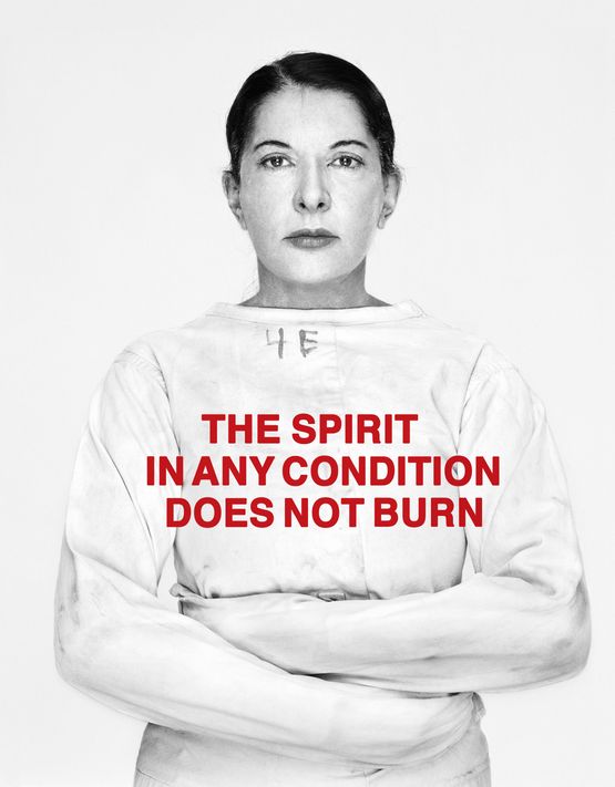 The Spirit in Any Condition Does Not Burn by Marina Abramovic contemporary artwork Photography