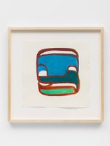 Untitled Square Study 7 by Joanna Pousette-Dart contemporary artwork painting works on paper