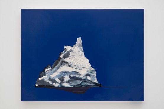 Blue Iceberg Blue Valentine by Whitney Bedford contemporary artwork Mixed Media