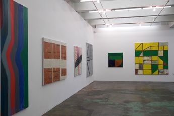 Contemporary art exhibition Harriet Korman Notes on Painting 1968 - 2019 at Thomas Erben Gallery New York United States
