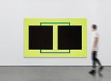 Two Cells With Circulating Conduit by Peter Halley contemporary artwork painting