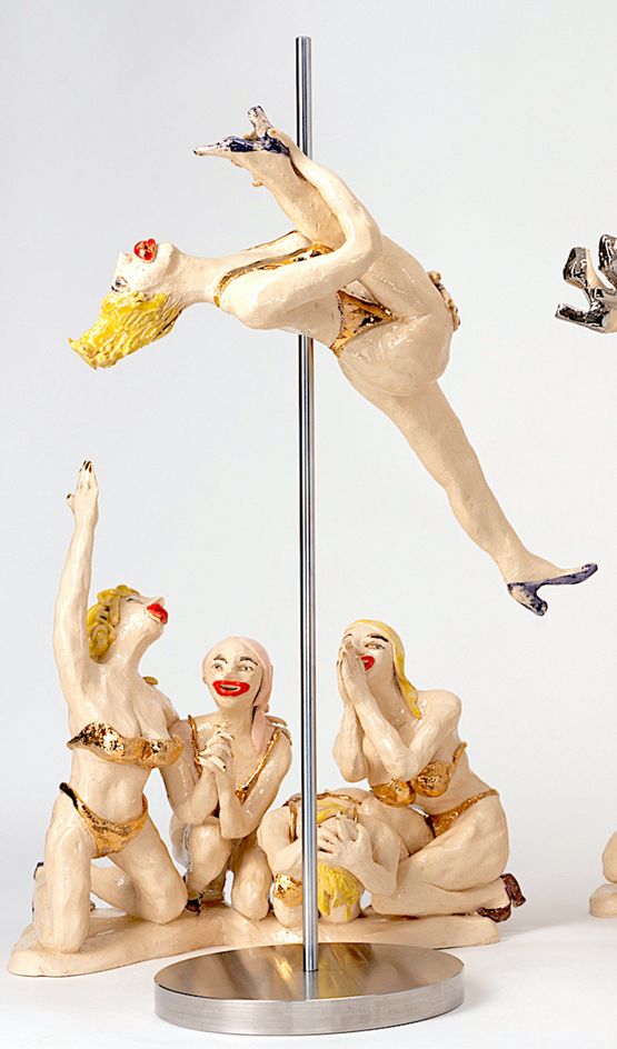 Strip club I by Ioana Maria Sisea contemporary artwork Sculpture