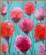 Untitled II Flowers by Alessandro Twombly contemporary artwork painting