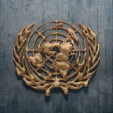 Earth Sky Symphony Gold Series No. 7 by Rudi Mantofani contemporary artwork painting sculpture