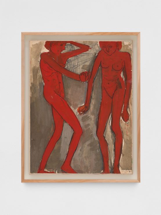 Adam si Eva Adam and Eve by Silvia Radu contemporary artwork Painting