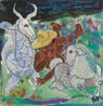 A Shepherd Boy and Two Couples by Yuan Yunshen contemporary artwork Works on Paper