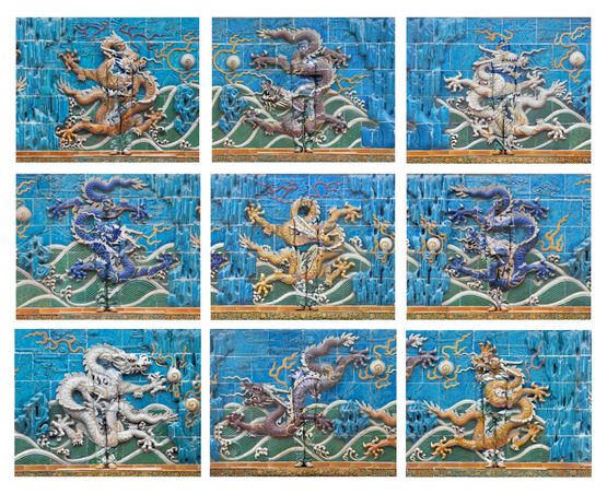 Dragon Series by Liu Bolin contemporary artwork Photography