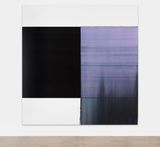 Exposed Painting Delft Blue Phthalocyanine by Callum Innes contemporary artwork painting