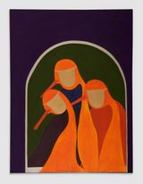 Klapki na oczach by Dorota Jurczak contemporary artwork painting print