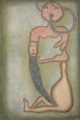 Bapak Jenggot by I Gusti Ayu Kadek Igak Murniasih contemporary artwork painting