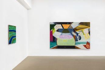 Contemporary art exhibition Leidy Churchman Inner Dialogue at Galerie Chantal Crousel Paris France