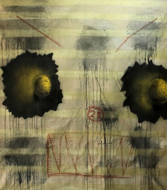 Attack by OGGZGOY contemporary artwork Painting