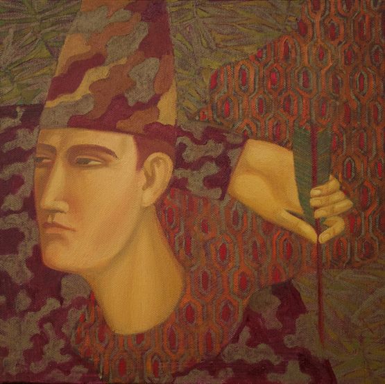 Hunter by Timur DVatz contemporary artwork Painting