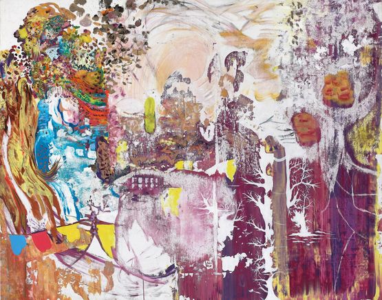 The ghost that we called by Wolfgang Betke contemporary artwork Painting