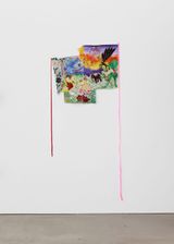 Which Path Are You Following by Delaine Le Bas contemporary artwork textile