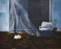 When the breeze hesitates to touch by Han Xinyu contemporary artwork Painting