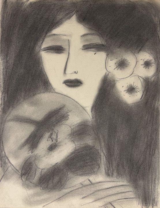 Summer by Walasse Ting contemporary artwork Works on Paper