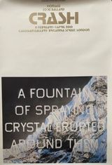 Vintage Ed Ruscha exhibition poster - Mountain series by Ed Ruscha contemporary artwork print works on paper