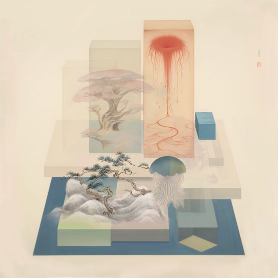 Pine Tree by Zhang Xiaoli contemporary artwork Print
