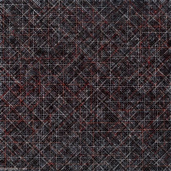 Appearance of Crosses 2015-11 by Ding Yi contemporary artwork Mixed Media