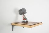 Sisyphos sitzend by Linus Riepler contemporary artwork sculpture textile