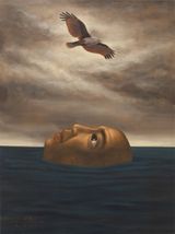 Brahminy Kite by Elmer Borlongan contemporary artwork painting