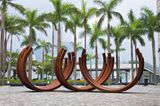 218.5 Arc x 21 by Bernar Venet contemporary artwork sculpture