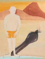 Sunset Beach by Shinya Azuma contemporary artwork painting