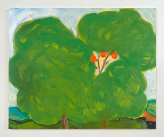 Trees by Yves Scherer contemporary artwork Painting