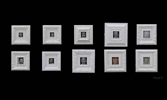 180 Faces by Liu Wei contemporary artwork Painting