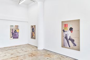 Contemporary art exhibition Collin Sekajugo Pandemic Paintings at Simchowitz Gallery United States