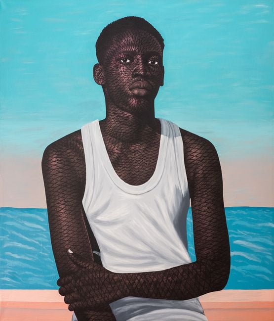 Summer Vibe In Takwa Bay I by Tosin Kalejaye contemporary artwork Painting