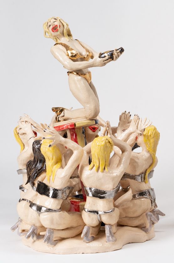 And suddenly there was money everywhere I by Ioana Maria Sisea contemporary artwork Sculpture