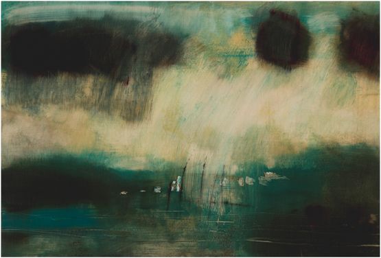 Three Clouds by Richard Whadcock contemporary artwork Painting