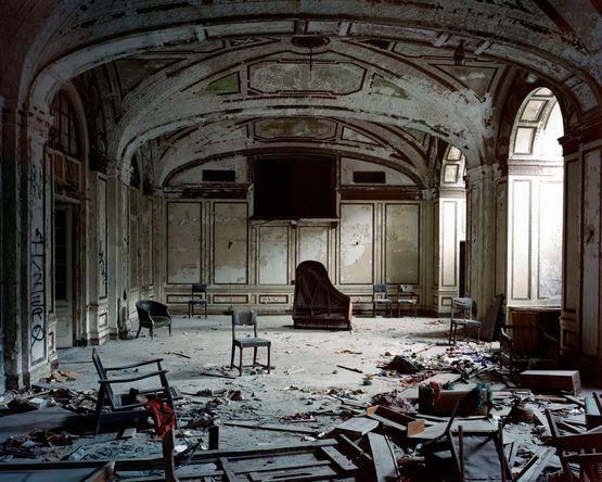 Ballroom Lee Plaza Hotel 2240 West Grand Blvd Detroit MI by Frank Schwere contemporary artwork Photography