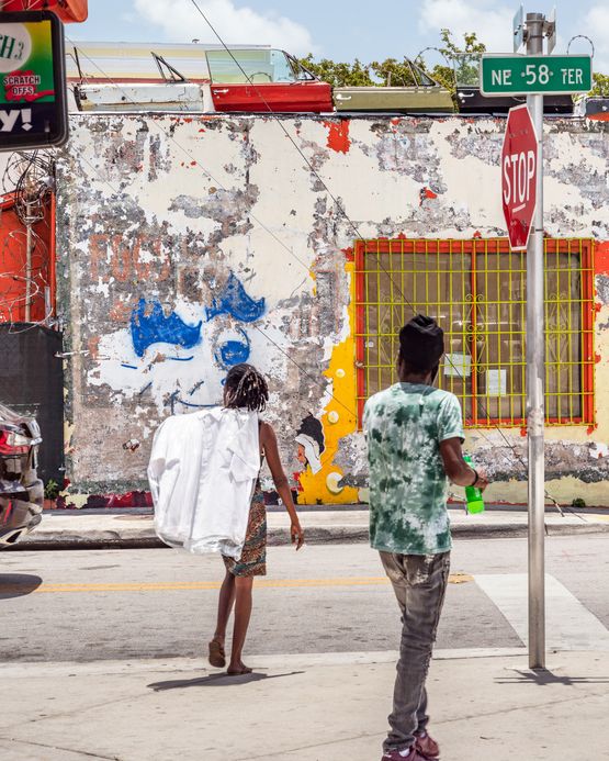 Street Crossing in Little Haiti by Anastasia Samoylova contemporary artwork Photography