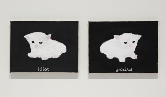 Idiot Genius by Frances Stark contemporary artwork Painting