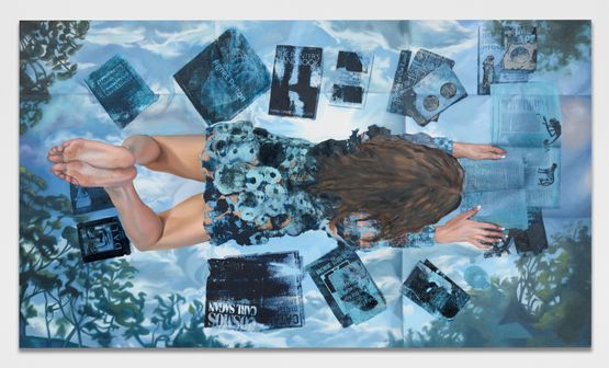 A Brief History of The Horizon by Jessica Taylor Bellamy contemporary artwork Painting