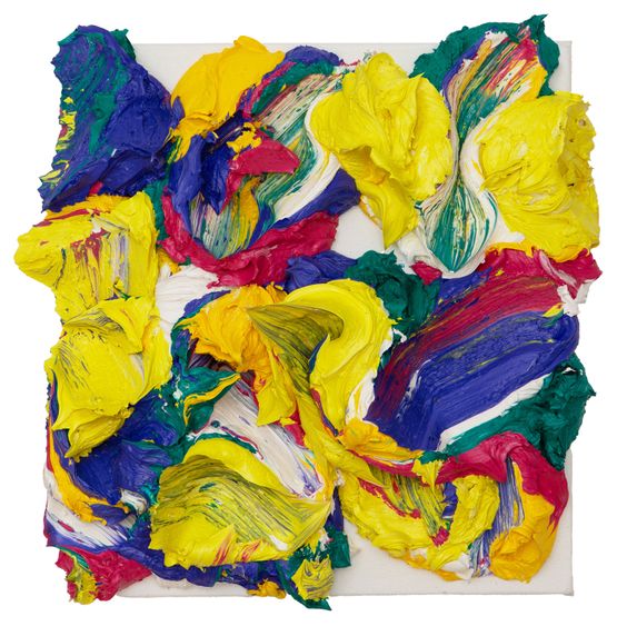The Gilded Cascade of Ten Dimensions Right by Zhu Jinshi contemporary artwork Painting