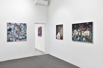Contemporary art exhibition Group Exhibition Chorus organised with Bill Powers at Almine Rech Paris Rue de Turenne France
