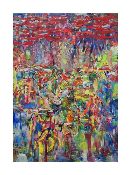 Unquotable no symbols by Shuang Jiang contemporary artwork Painting