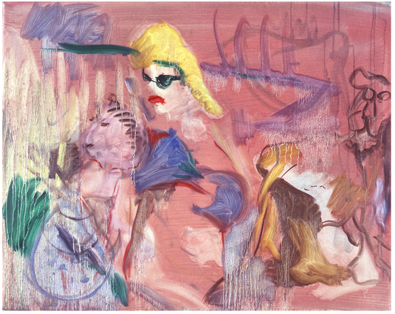 Untitled by Siegfried Anzinger contemporary artwork Painting