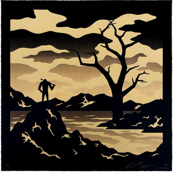 Promised Land Night by Cleon Peterson contemporary artwork Print