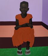 Until Mommy Comes by Tosin Kalejaye contemporary artwork drawing works on paper