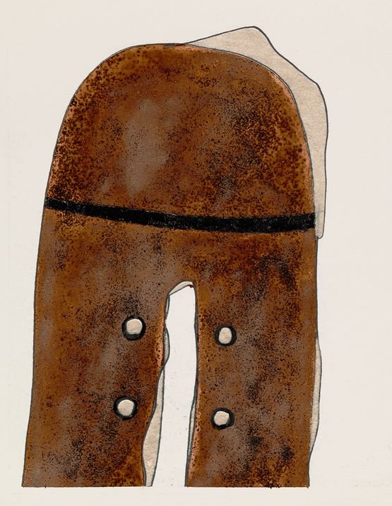 A Worn Shoe by Irving Penn contemporary artwork Works on Paper