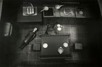 Woman Lying on Floor Aerial View by Laurie Simmons contemporary artwork Photography
