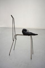 Avec loiseau by Annette Messager contemporary artwork sculpture